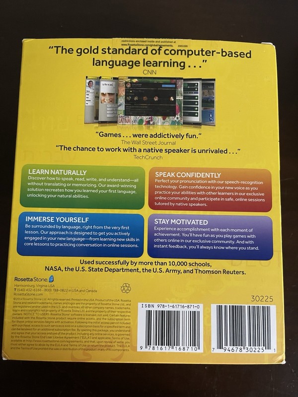 Rosetta Stone Chinese Mandarin Language Software Version 4 Levels 1–5 W/PHONES gallery