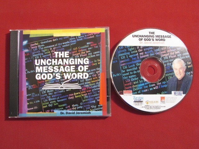 THE UNCHANGING MESSAGE OF GOD’S WORD DR. DAVID JEREMIAH CD-ROM AUDIO BIBLE STUDY