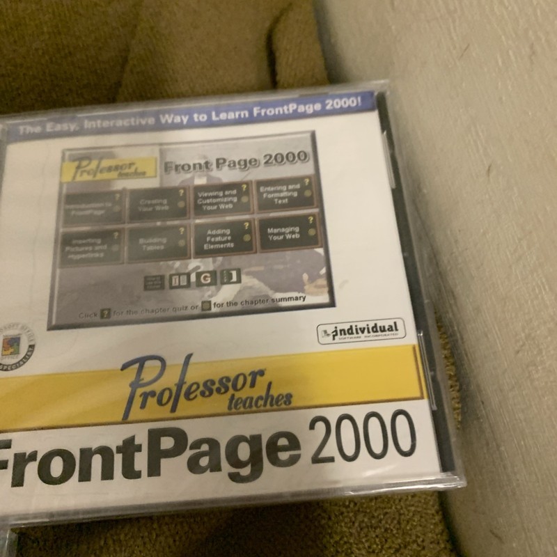 Professor Teaches Windows Me Word Excel FrontPage Outlook 2000 Lot of 5 Training gallery