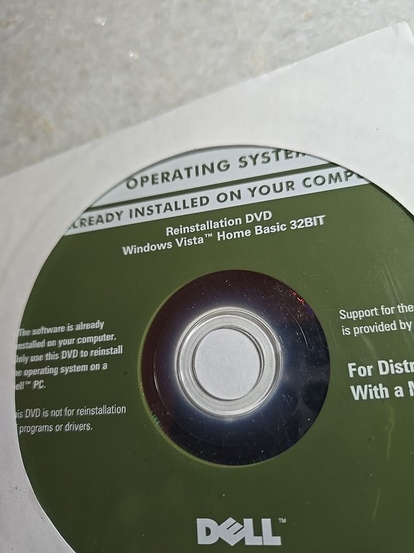 Dell Operating System 2007 Reinstallation DVD Windows Vista Home Basic 32Bit gallery