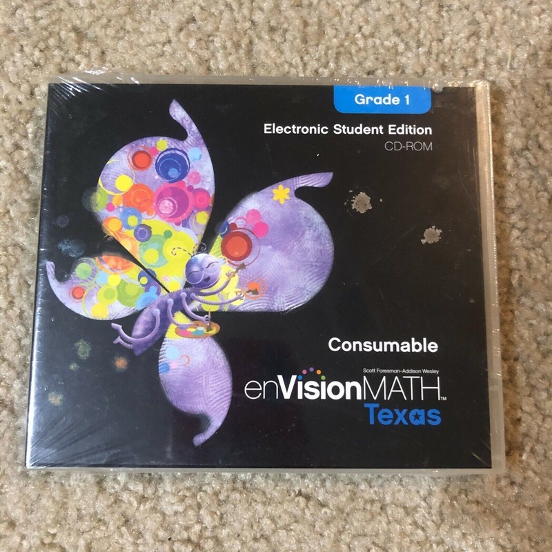 Sealed – Envision Math Texas: Grade 1 One Electronic Student Edition (PC / Mac)