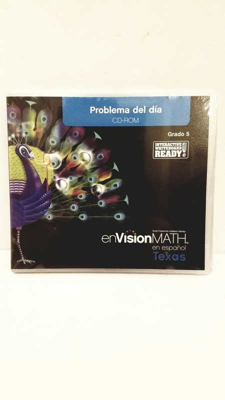 Envision Math Grade 5 CD-ROM Texas Spanish Espanol Edition Whiteboard Ready NEW