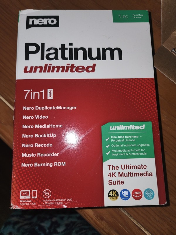 Nero Platinum Unlimited | Video Editing 7 IN 1 SUITE