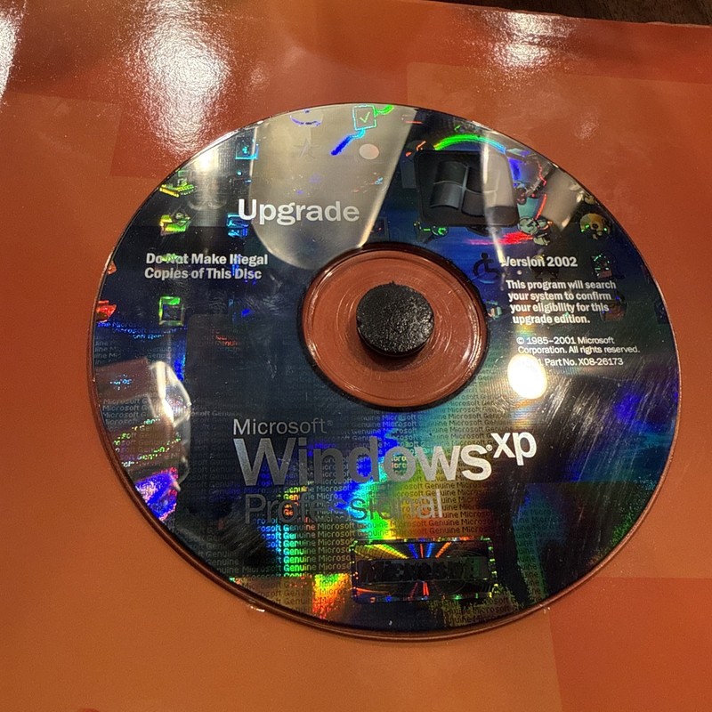 Microsoft Windows XP Professional 2002 Upgrade COMPLETE Key & Disc 💯 Guaranteed