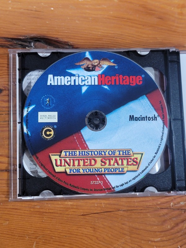 American Heritage: History Of The United States For Young People PC CD-ROM 2disc gallery