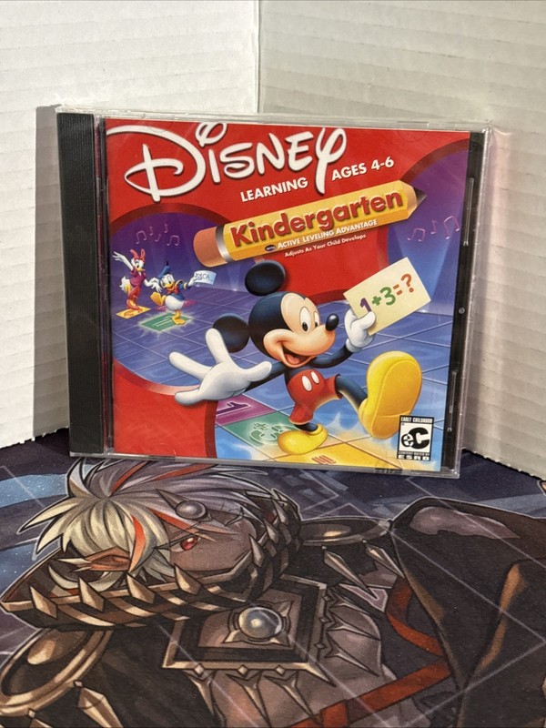 Disney Mickey Mouse Kindergarten PC GAME Home School Learning CDROM New/Sealed