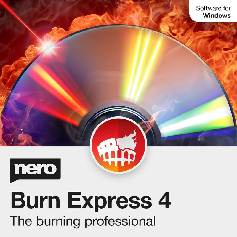 Burn Express 4 | CD/DVD Burning Copying Software| Backup | Rip | 1 PC | Windows