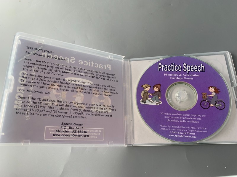 Practice Speech Phonology & Articulation Envelope Games - 30 Activities gallery