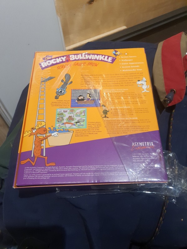 1994 UNUSED Asymetrix Rocky & Bullwinkle Screen Saver Show for Windows CD Rom gallery