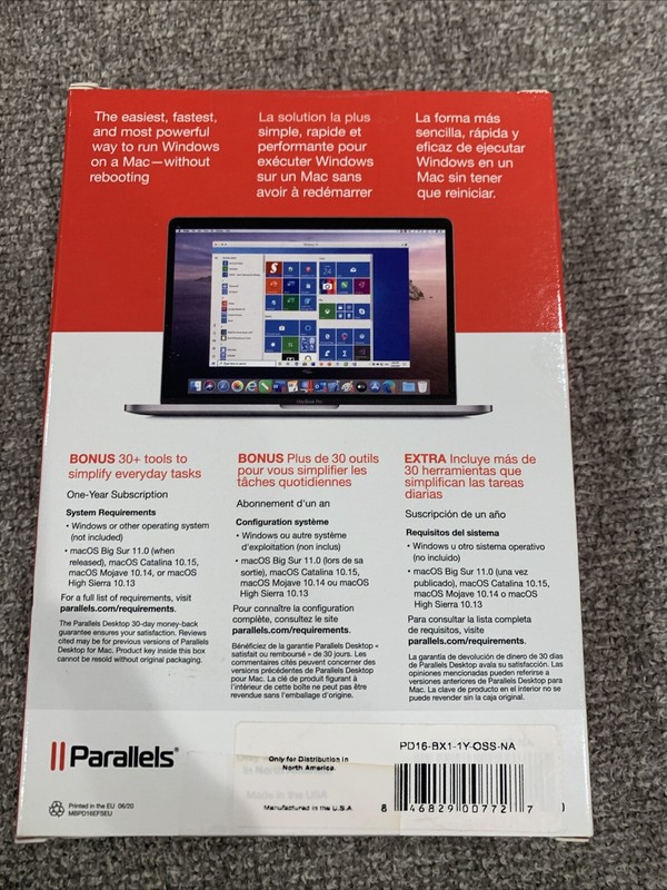 Parallels Desktop - Box pack (1 year) - 1 user - Mac - North America gallery