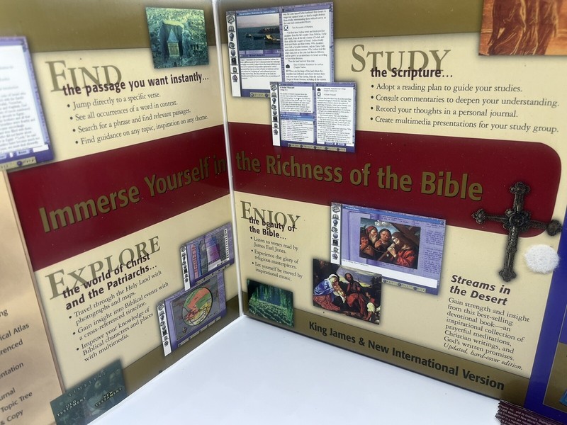 Zondervan NIV STUDY BIBLE STUDY COMPLETE FOR WINDOWS 95 CD ROM Religion gallery