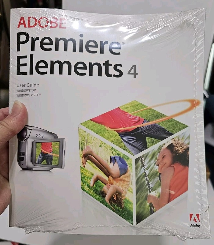 ADOBE Photoshop Elements 6 & Premiere Elements 4 w/Box, Docs & 2 Related Books gallery