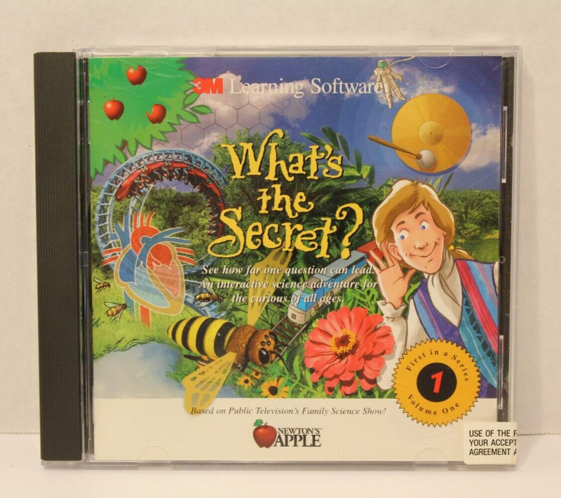 Newton’s Apple What’s The Secret Volume 1 (3M Learning Software) [PC]