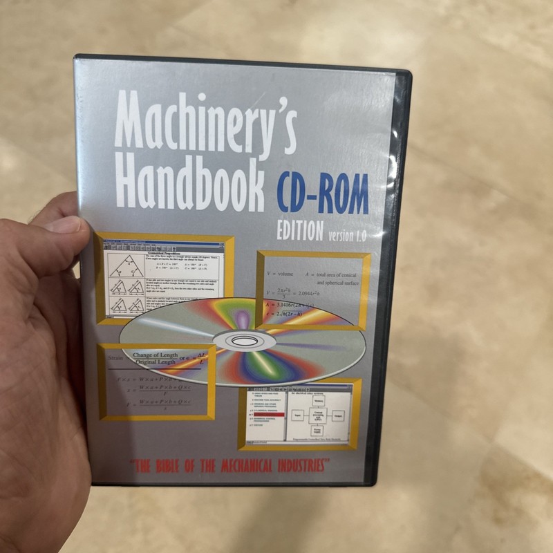 MACHINERY’S HANDBOOK CD-ROM Edition 1.0
