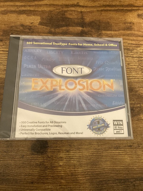 Nova – Font Explosion – Brand New – CD-ROM