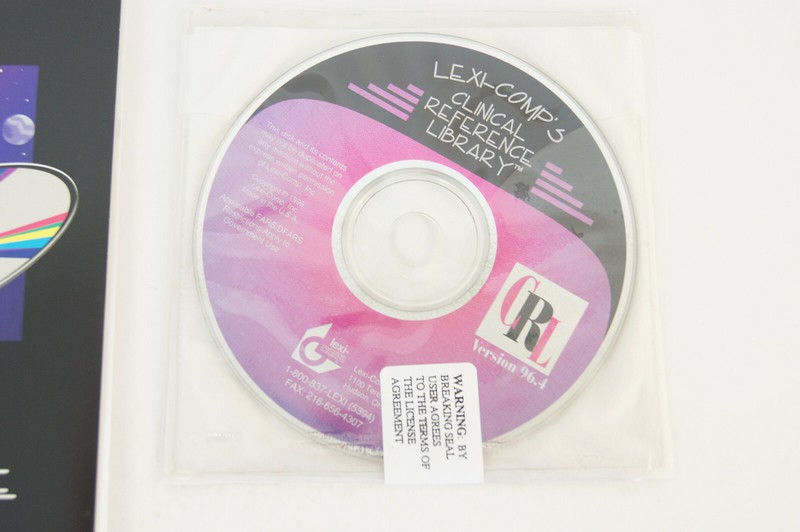 Lexi-Comp's Clinical Reference Library 1996 CD-Rom Version 96.4 PC Software gallery
