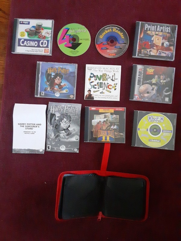 Lot of 9 CD ForComput Children, All Ages -Harry Potter, Art, Educational, &Games