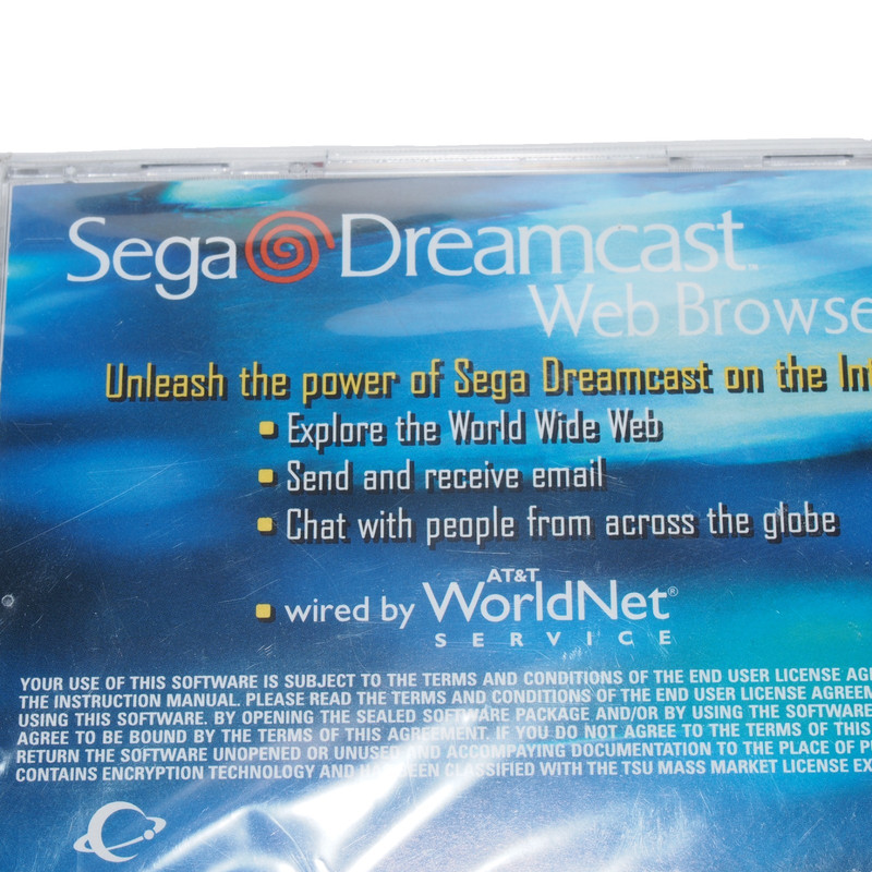 SEGA Dreamcast Web Browser (Sega Dreamcast, 1999) NEW SEALED gallery