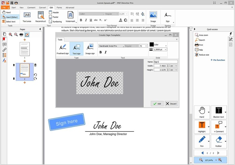 PDF Director 2 Plus - Edit, Create, Scan and Convert PDFs - with Win 11, 10, ... gallery