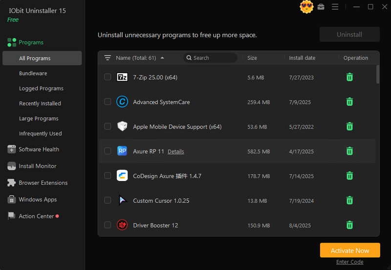IObit Uninstaller PRO 15 - 3 PC 1 Year - [Download] gallery