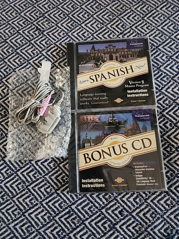New Learn Spanish Now Transparent Language Master Program Version & Bonus Cd MIC