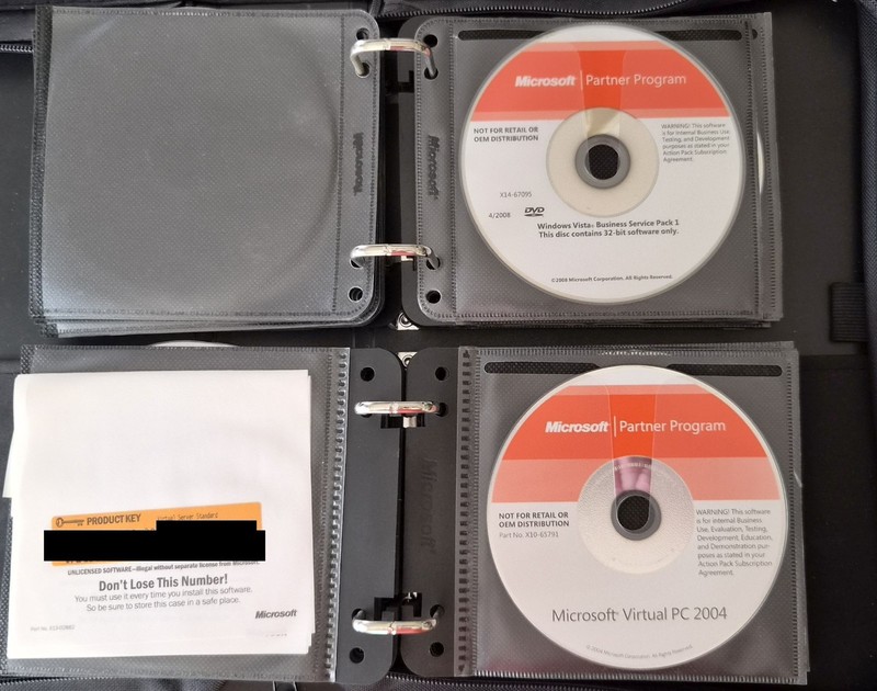 Microsoft Action Pack Subscription 48 Disc Software Collection Partner Program gallery