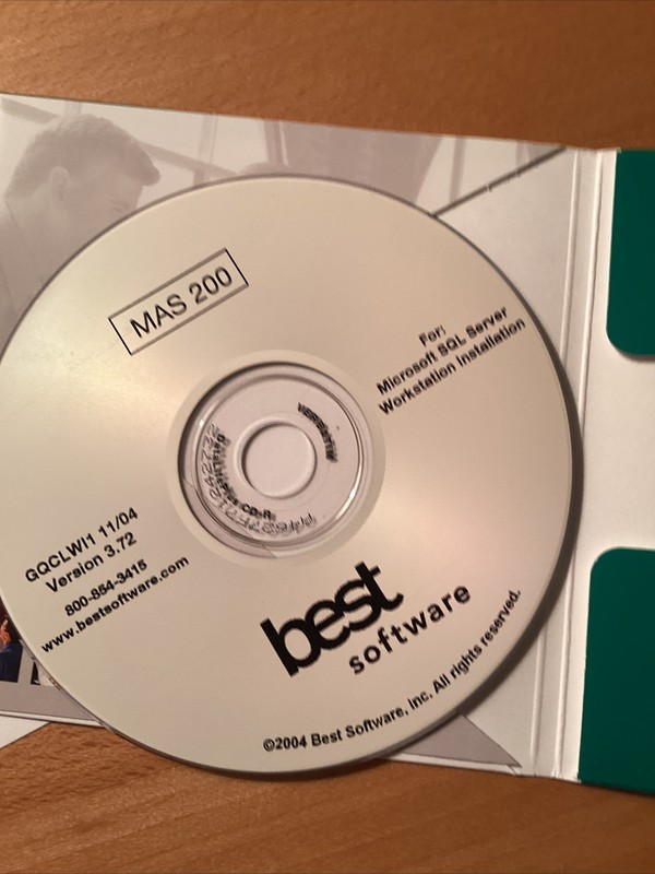 New Sage MAS200 For SQL 3.72, Paperless Office,FRx, Upgrade Ver, Docs, CDs, Etc gallery