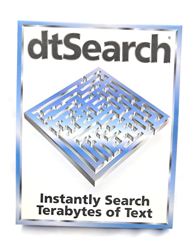 dtSearch Software, Search Engine for Win & Net Desktop ver 7.25