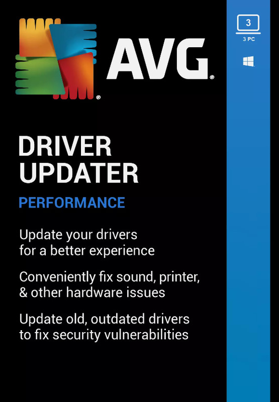 AVG Driver Updater 2025 3 Windows PC Devices 1 Year (5 Minute Delivery)