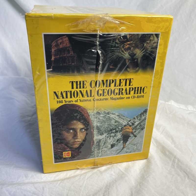 The Complete National Geographic 30 CD-ROM 1888 to 1998 w/User's Guide - NEW gallery