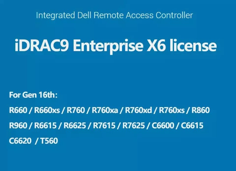 IDRAC7/8/9 Enterprise License Permanent idrac for PowerEdge 12th 13th 14th 15th gallery