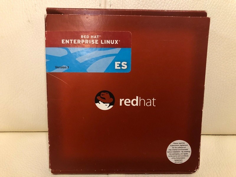 Genuine Red Hat Enterprise Linux ES Version 3 – Complete 9-disc set