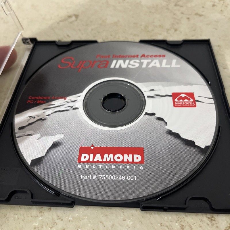Supra Install By Diamond Multimedia PC Software For CD-Rom gallery