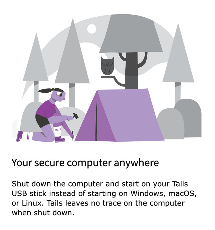 TAILS LINUX OS 6.9.1 Live Boot, 32GB USB Flash Drive 64-Bit, Mac, PC, Chromebook gallery