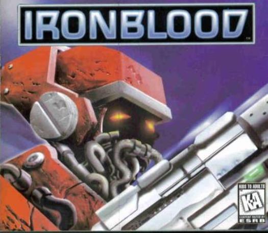 Iron Blood PC CD side-scrolling platform anime style cyber troll arcade game!