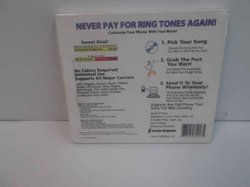 Ringfactory PC CD ROM BRAND NEW gallery