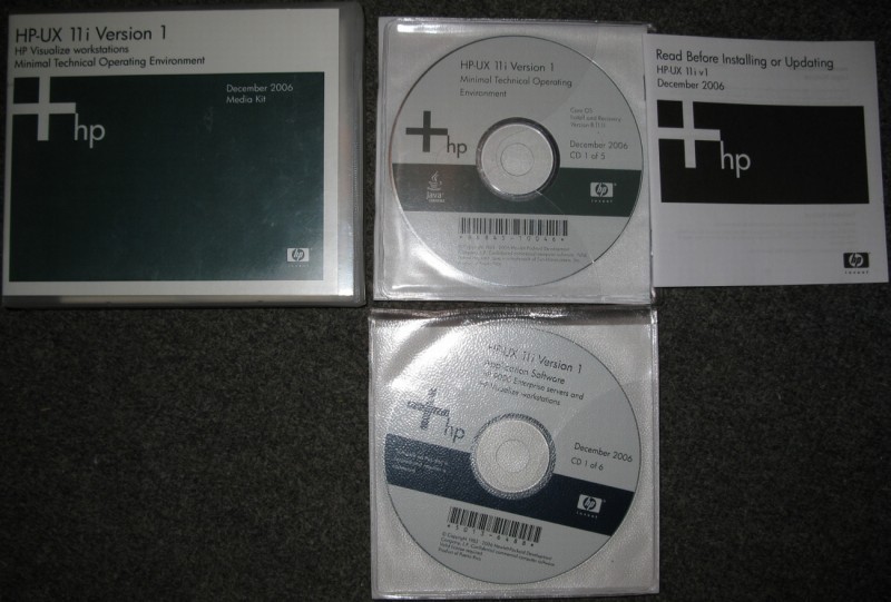 HP-UX 11.00 Build Unencrypted ISU SE 9000/700/800 CDs in ISO format on a DVD