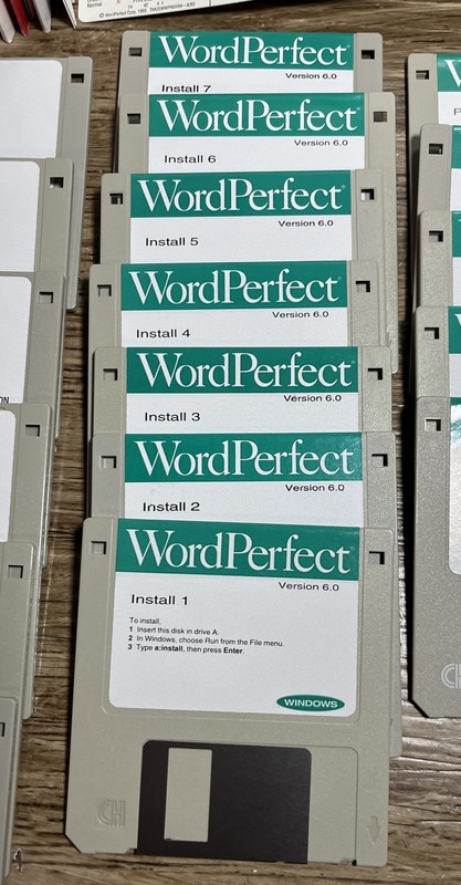 Vintage WordPerfect Upgrade Version 6.0 DOS gallery