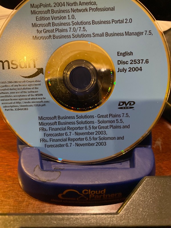 RARE NEW AUTHENTIC MSDN Microsoft Business Solutions GP, Solomon, FRx, etc, DVD gallery