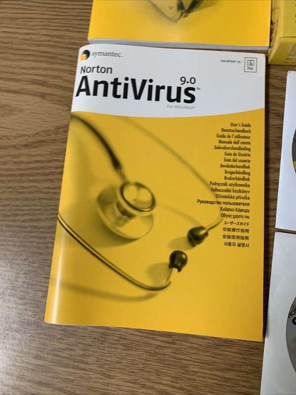 Norton Antivirus by Symantec 9.0 Macintosh OS Mac 30 Days Warranty gallery