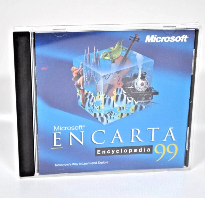 Microsoft ENCARTA ’99 Interactive Multimedia Encyclopedia Version A – PC CD-ROM