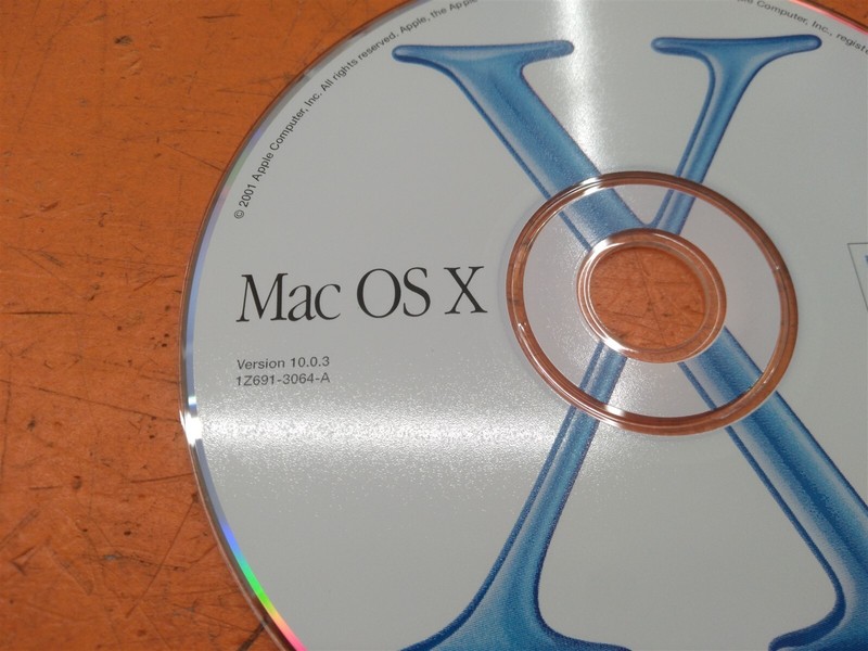 ⭐️⭐️⭐️⭐️⭐️ Vintage 2001 Apple Mac OS X Version 10.0.3 1Z691-3064-A gallery