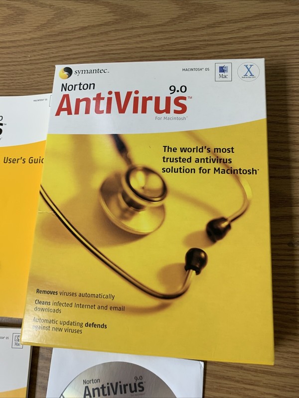 Norton Antivirus by Symantec 9.0 Macintosh OS Mac 30 Days Warranty gallery
