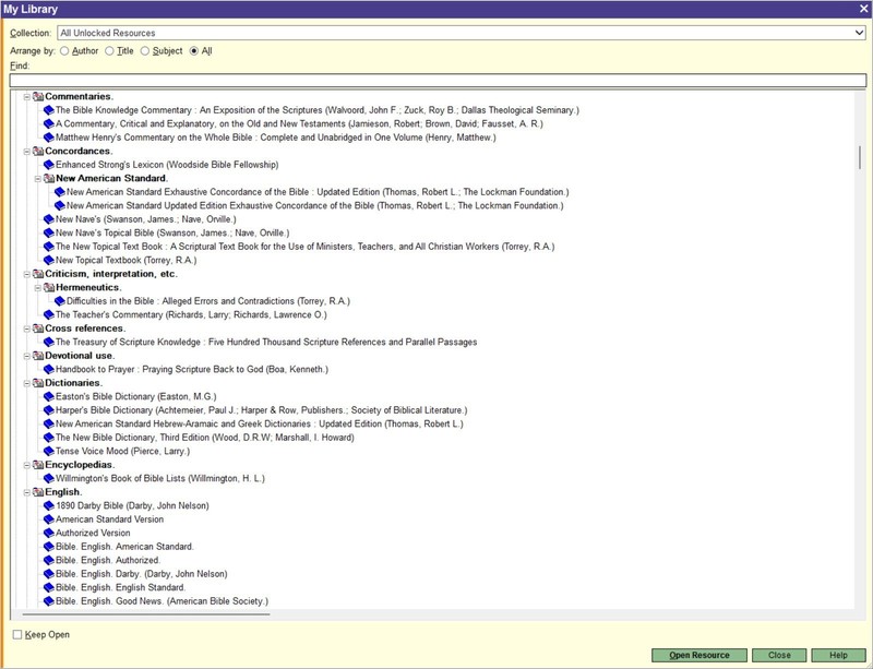 Logos Bible Scholar's Library software (DVD for Windows) gallery