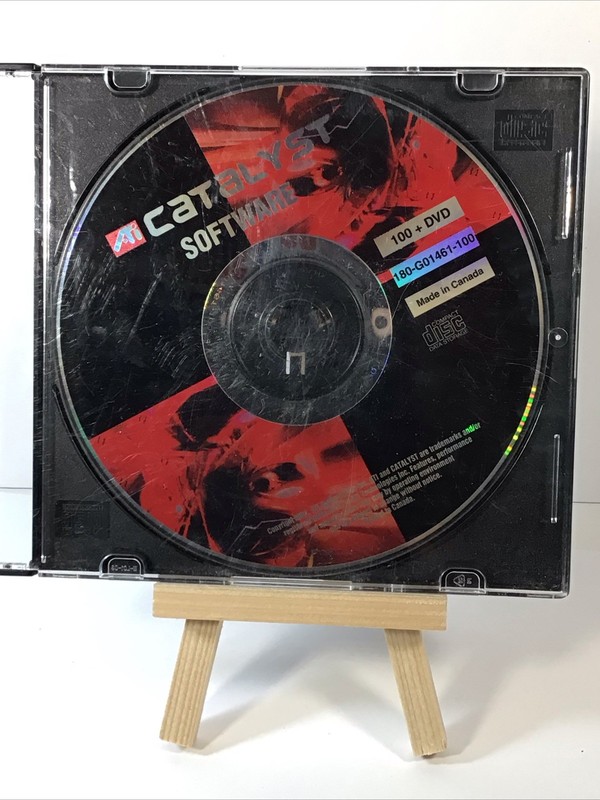 ATI Catalyst Software 2002 100 DVD 180-G01459-100 Mint Disc Only