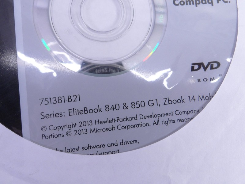 HP Driver Recovery DVD Windows 10 - EliteBook 840, 850, G1, Zbook 14 Mobile gallery
