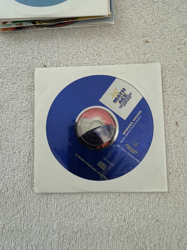 Math Ace Grand Prix Edition – Windows Version CD 1995 Sanctuary Woods