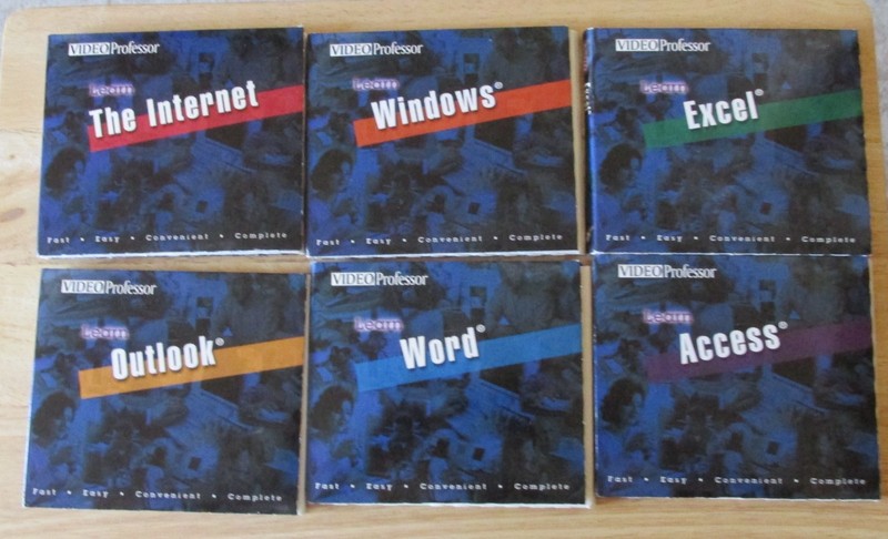 6 Video Professor CD’s 2002