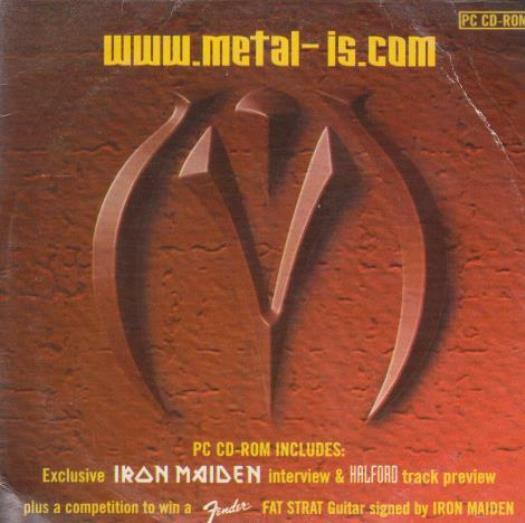 Metal-Is CD-ROM PC CD exclusive IRON MAIDEN video interview & heavy metal music!