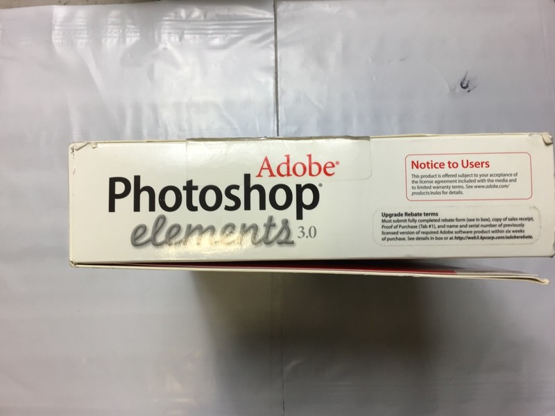 Adobe Photoshop Elements 3.0 PC BIG BOX w/ Serial Number /COMPLETE + ALL INSERTS gallery